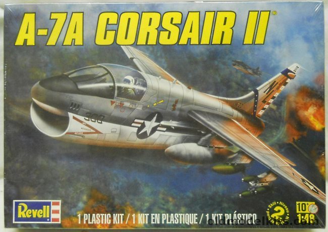 Revell 1/48 A-7A Corsair II - (ex Monogram), 85-5484 plastic model kit